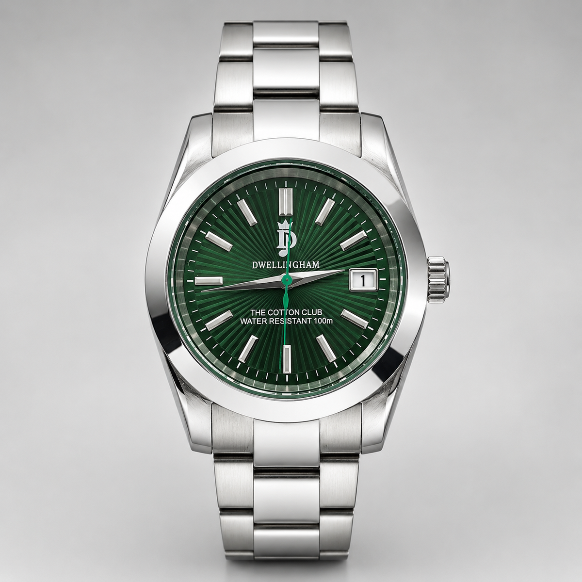 The Cotton Club 40mm | Limited Edition Green Sunburst Dial
