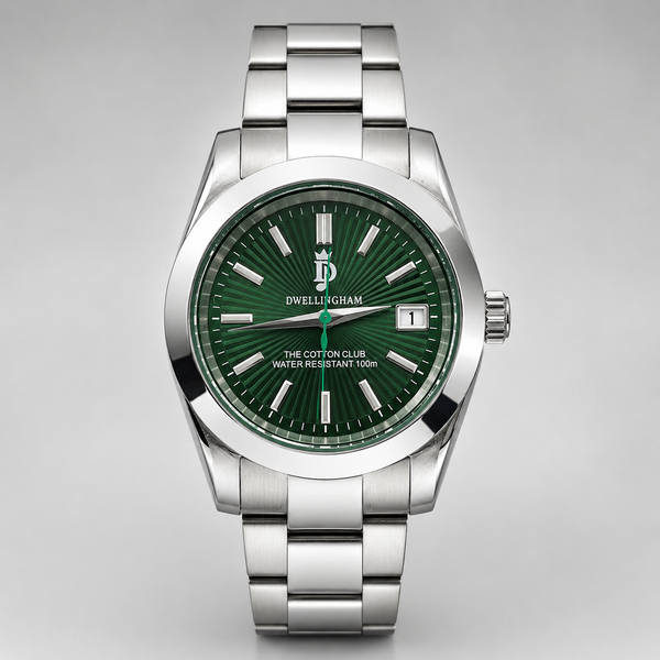 The Cotton Club 40mm | Limited Edition Green Sunburst Dial